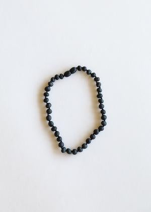 Necklace by Canyon Leaf || Raw Black Baltic Amber