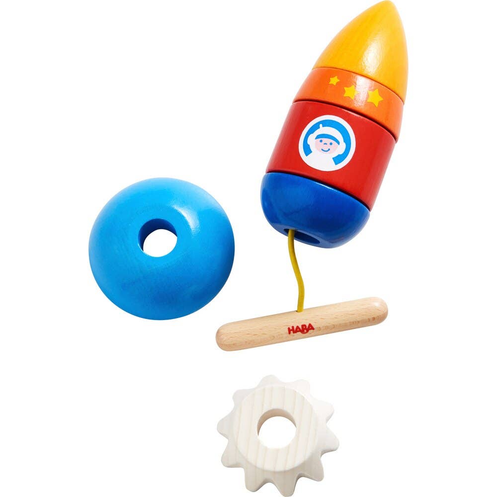HABA USA - Threading Game Rocket