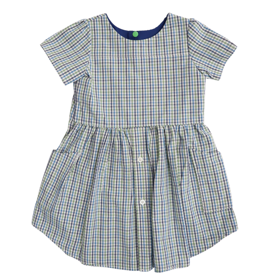 Size 4 | Short Sleeve Upcycled Dress by Briar&Boone