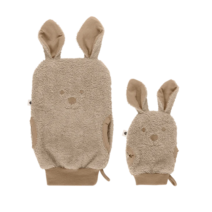 Kangaroo Bath Mitts by BIBS | Vanilla