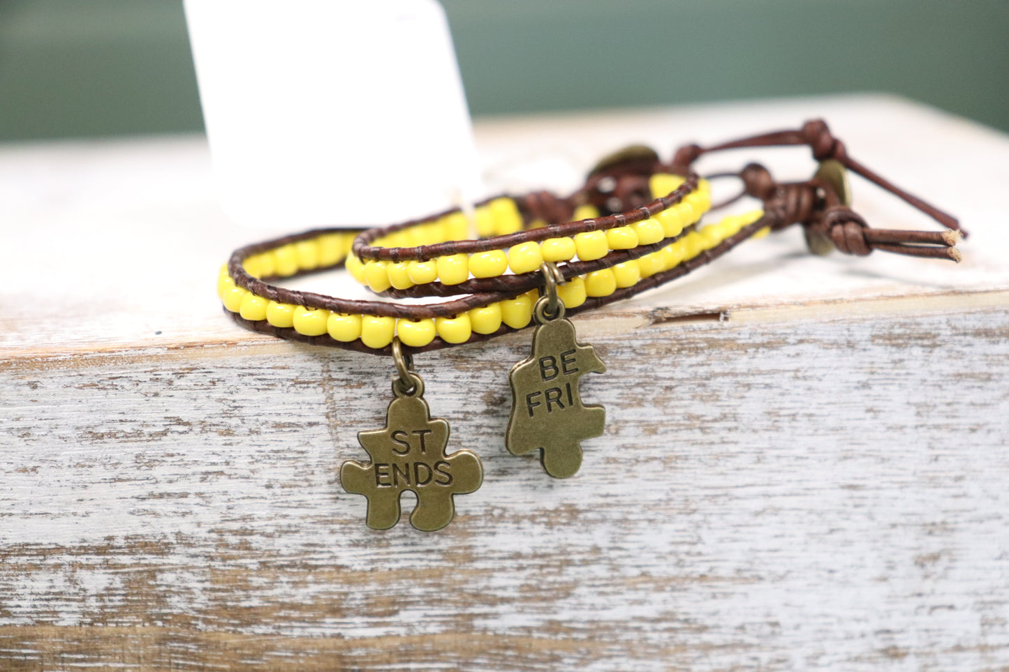 Leather Wrap Bracelet by Lala Bead | Mama + Mini Set