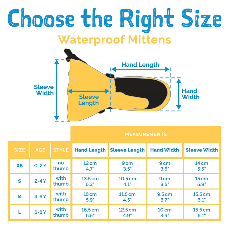 Toasty-Dry Waterproof Mitten by Jan & Jul | Black