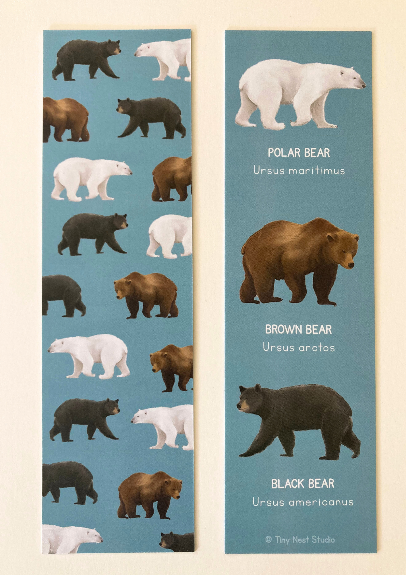 Tiny Nest Studio - Three Bears Bookmark