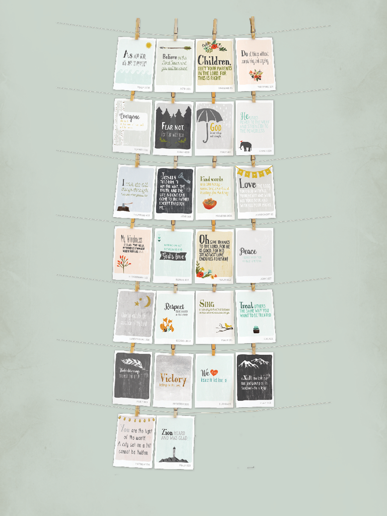 Alphabet Cards by Wren and the Raven | Bible A to Z