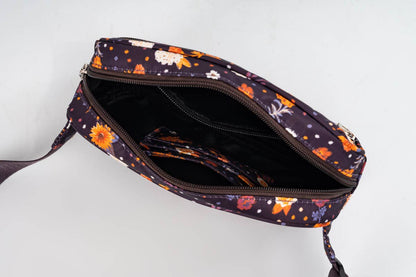 The Montana Scene - Belt Bag - Plum Floral