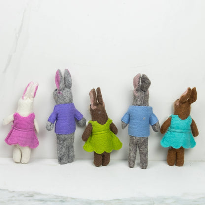 Felt Bunny Dolls