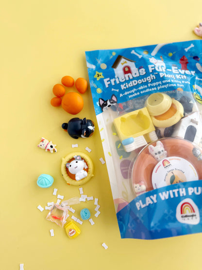 Earth Grown KidDoughs (KidDoughs by EGKD) - Friends Fur-ever KidDough Play Kit