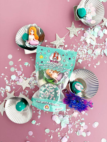 Earth Grown KidDoughs (KidDoughs by EGKD) - Mermaid Mini Play Pack