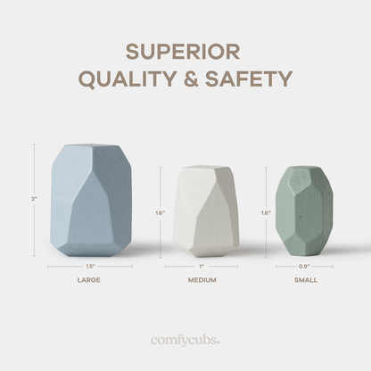 Wooden Stacking Stones | Boy Pack