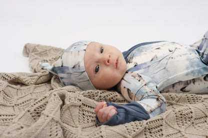 Zippered Romper by Little Alaskan | Winter Birch