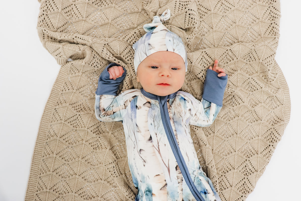 Zippered Romper by Little Alaskan | Winter Birch