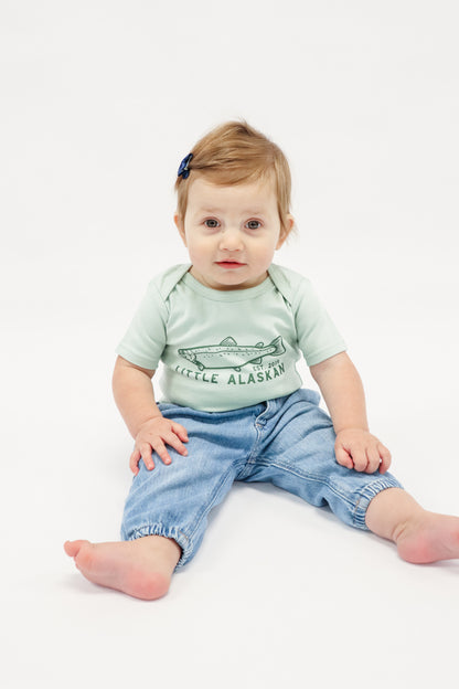Little Alaskan Bodysuit | Salmon