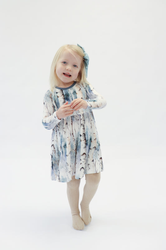 Twirl Dress by Little Alaskan | Winter Birch