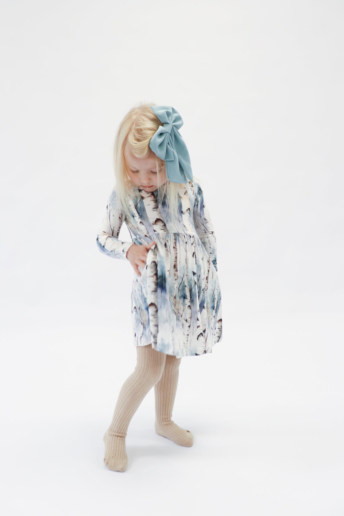 Twirl Dress by Little Alaskan | Winter Birch