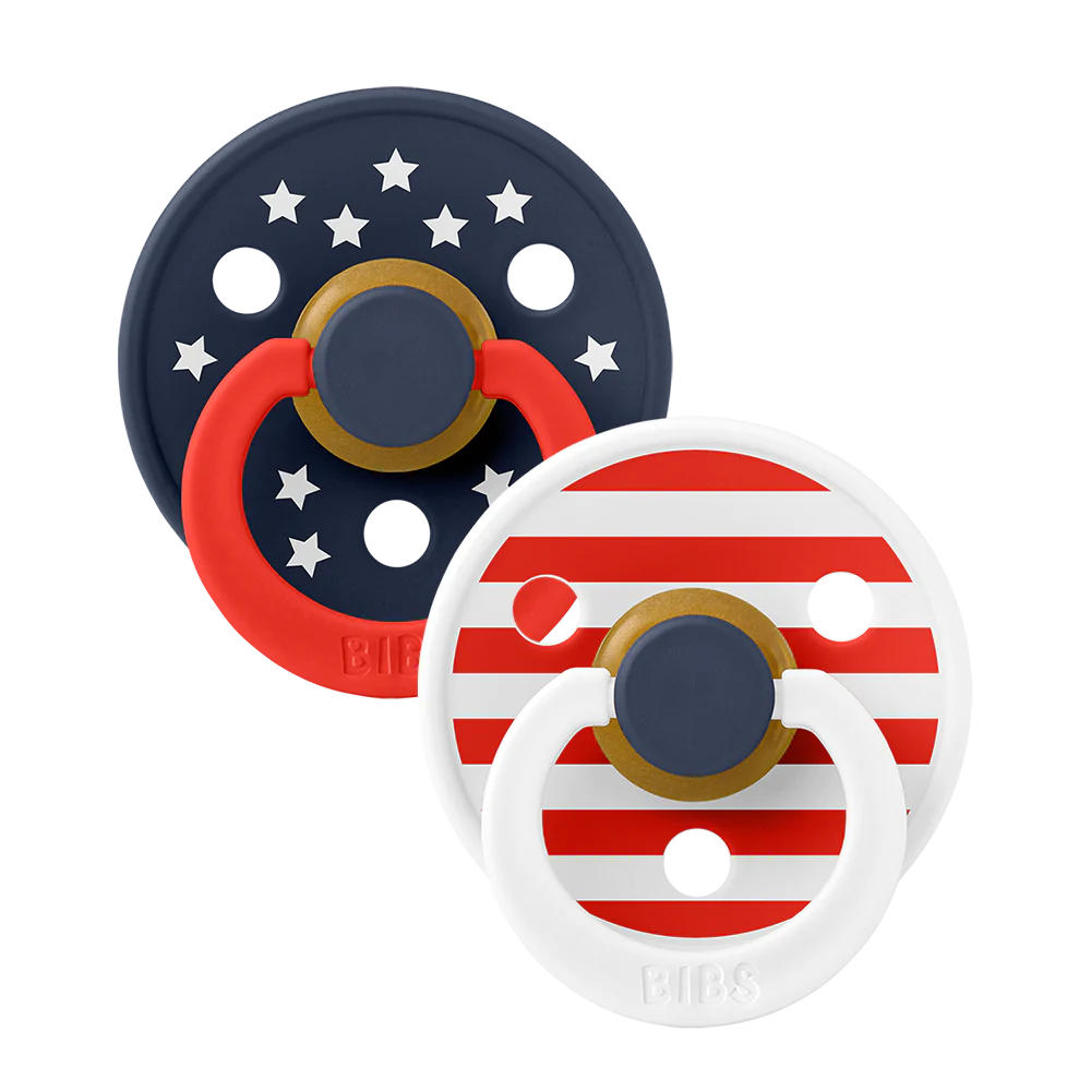 Pacifier Two Pack by BIBS | Stars and Stripes