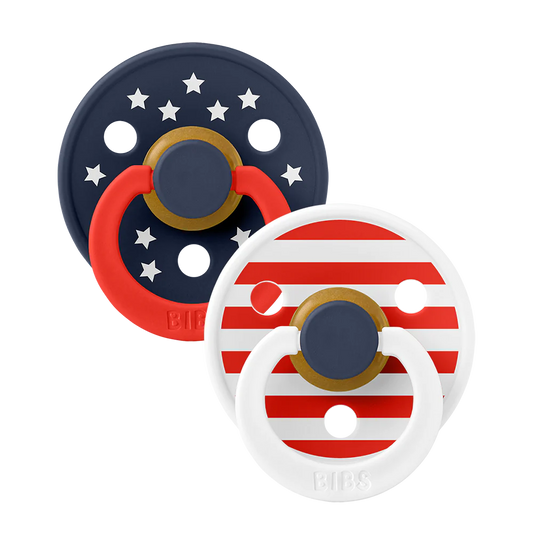 Pacifier Two Pack by BIBS | Stars and Stripes