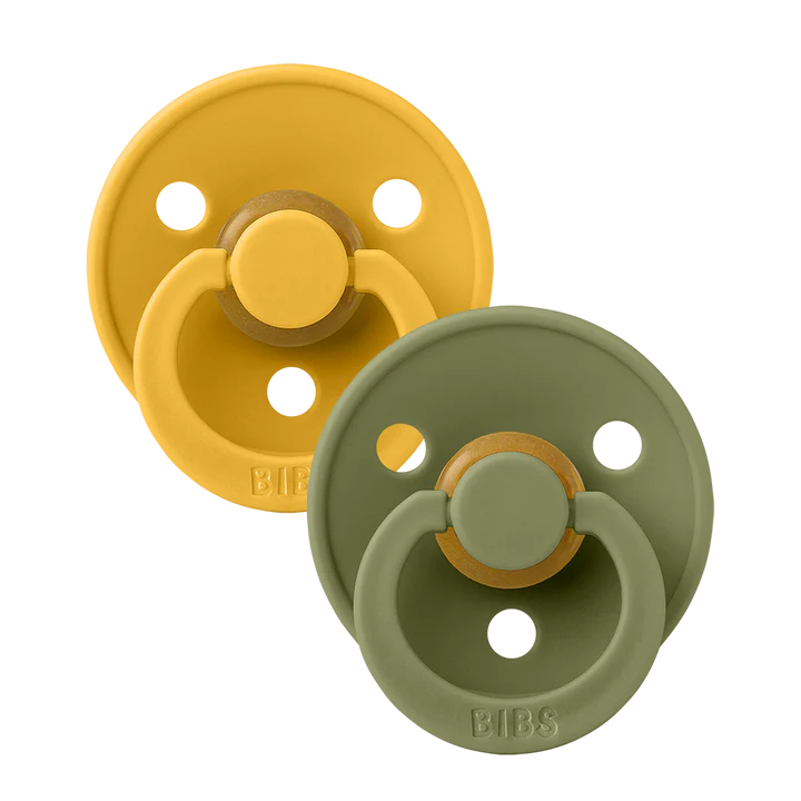 Pacifier Two Pack by BIBS | Honey Bee/Olive