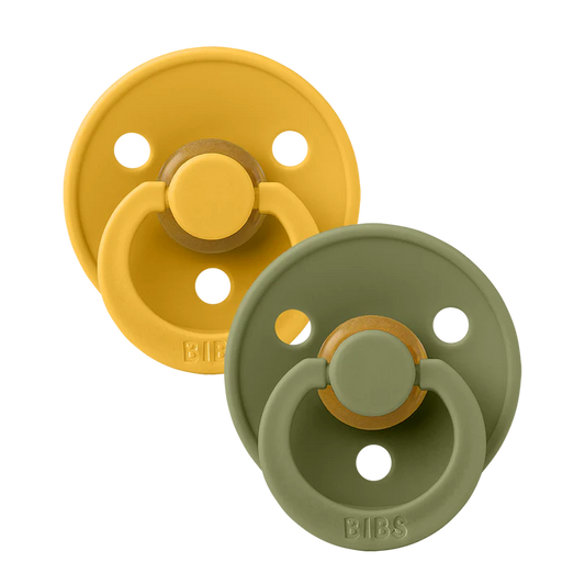 Pacifier Two Pack by BIBS | Honey Bee/Olive