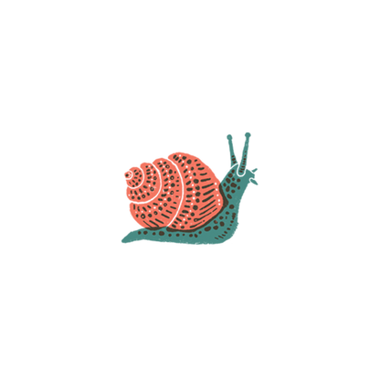 Tattly - Snail Tattoo Pair