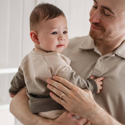 Dip Dye Sweatshirt Set by Burt`s Bees | Soft Mocha