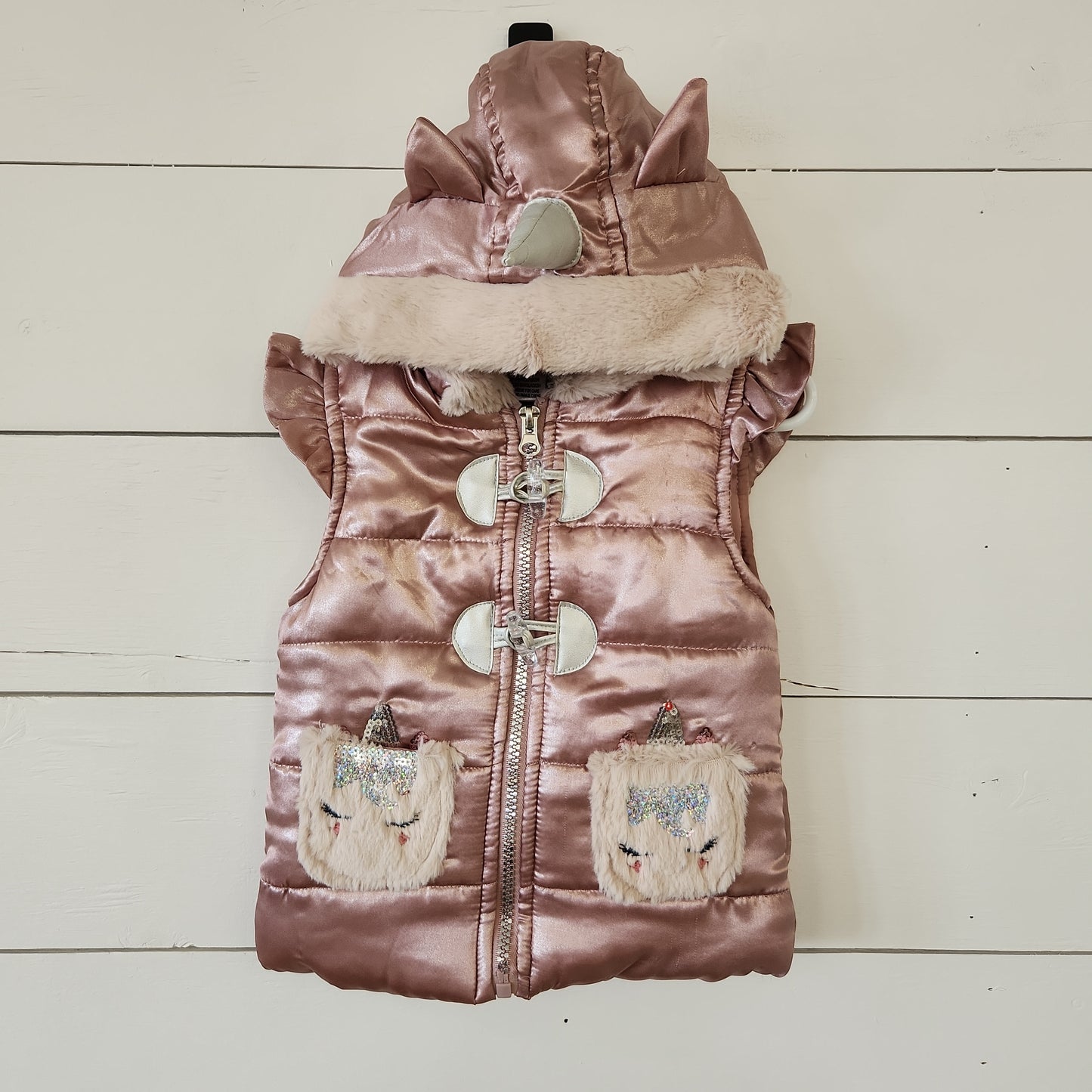 Size 24m | Little Lass Hooded Vest | Secondhand