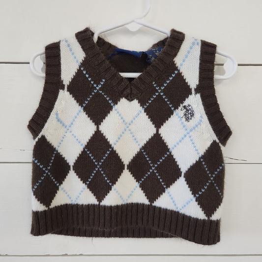 Size 12m | U.S. Polo Association Sweater Vest | Secondhand