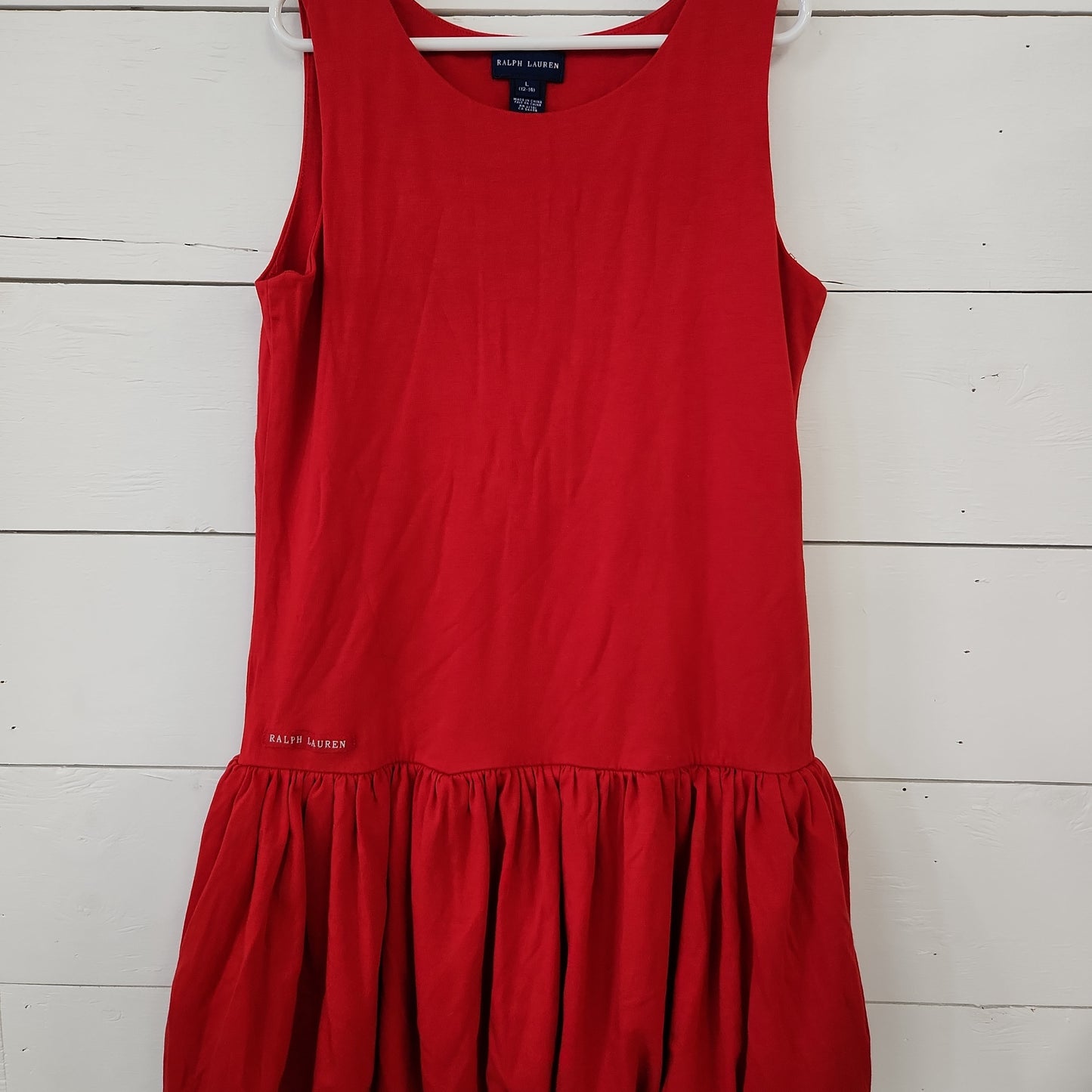 Size 12-14 | Ralph Lauren Bubble Skirt Dress | Secondhand