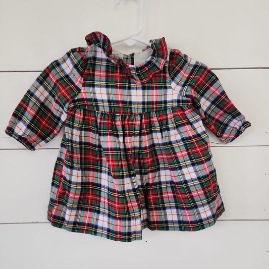 Size 3-6m | Gap Plaid Dress | Secondhand