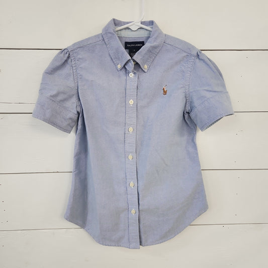 Size 8 | Ralph Lauren Button Down Shirt | Secondhand