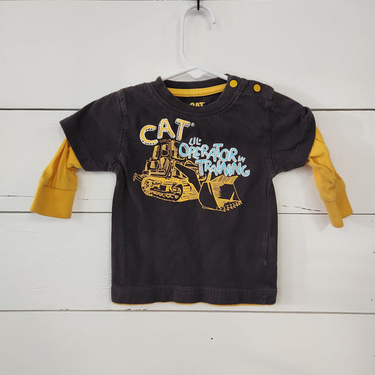 Size 12m | Cat Long Sleeve Shirt | Secondhand