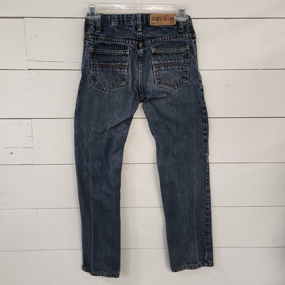 Size 10 | Raw Edge Slim Fit Denim | Secondhand