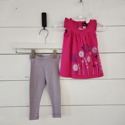 Size 3-6m | Tea Knit Dress + Leggings Set | Secondhand