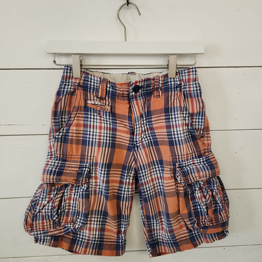 Size 8 | Gap Plaid Cargo Shorts | Secondhand