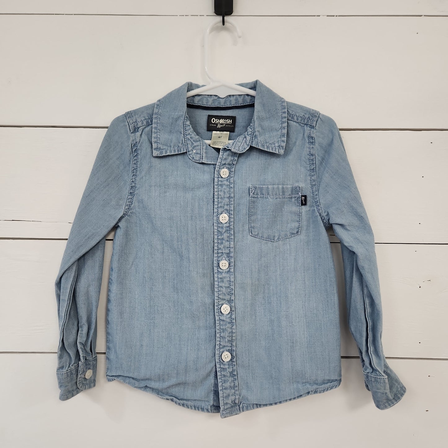 Size 4t | Osh Kosh Button Down Shirt | Secondhand