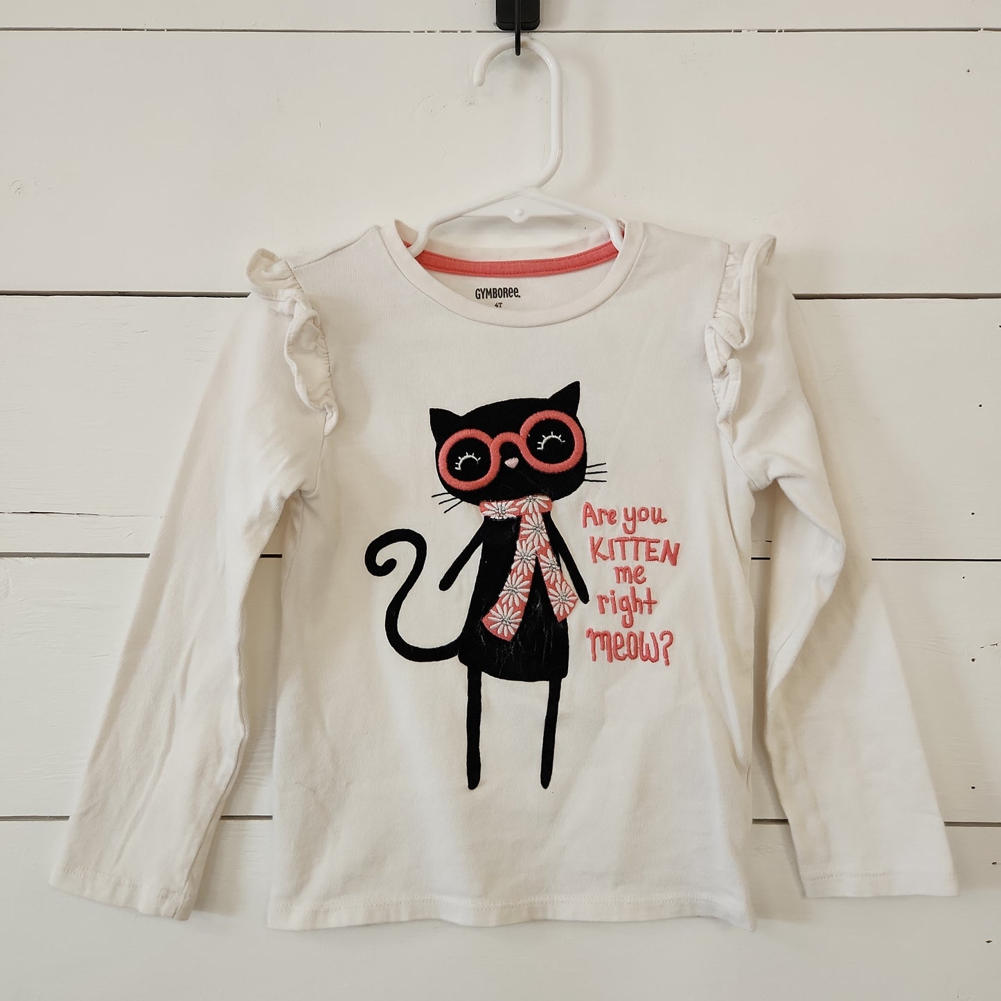 Size 4t | Gymboree Cat Shirt | Secondhand