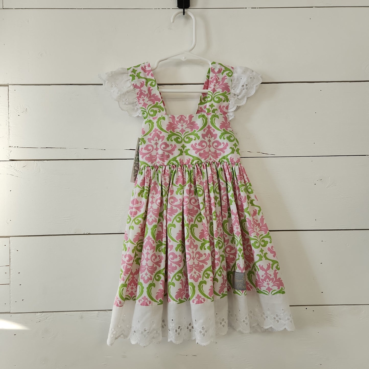 Size 2t | Eleanor Rose Damask Print Dress | Secondhand