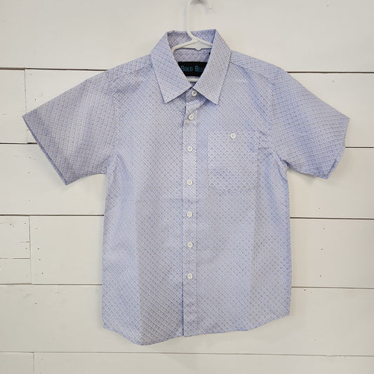 Size S (7/8) | Bold Blue Button Down