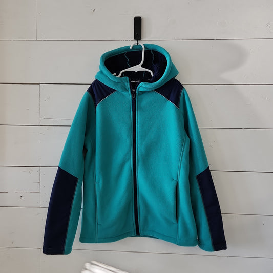 Size 10-12 | Lands' End Sherpa Lined Fleece Jacket