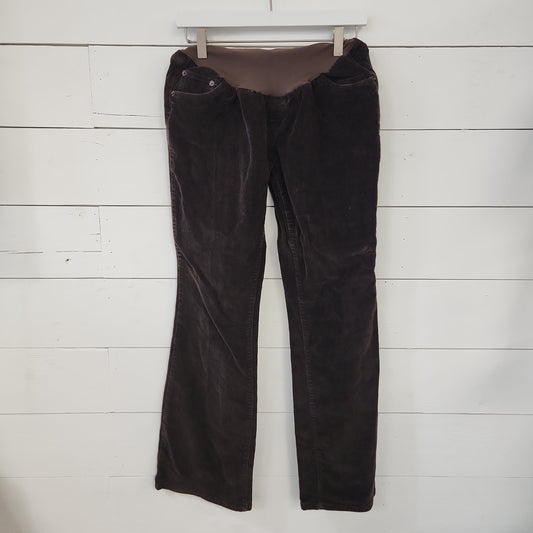 Size M | Motherhood Maternity Brown Corduroy Pants