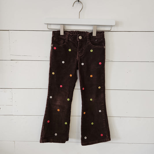 Size 4 | Gymboree Corduroy Embroidered Pants
