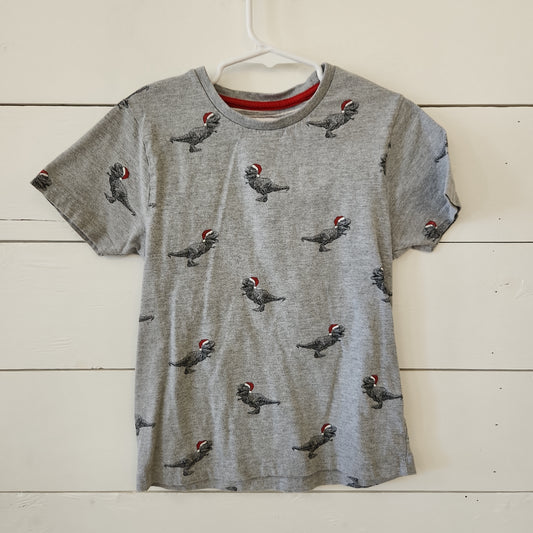 Size 5-6 | Denim & Flower T-Shirt