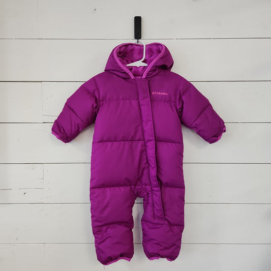 Size 6-12m | Columbia Puffer Bunting with cuffs