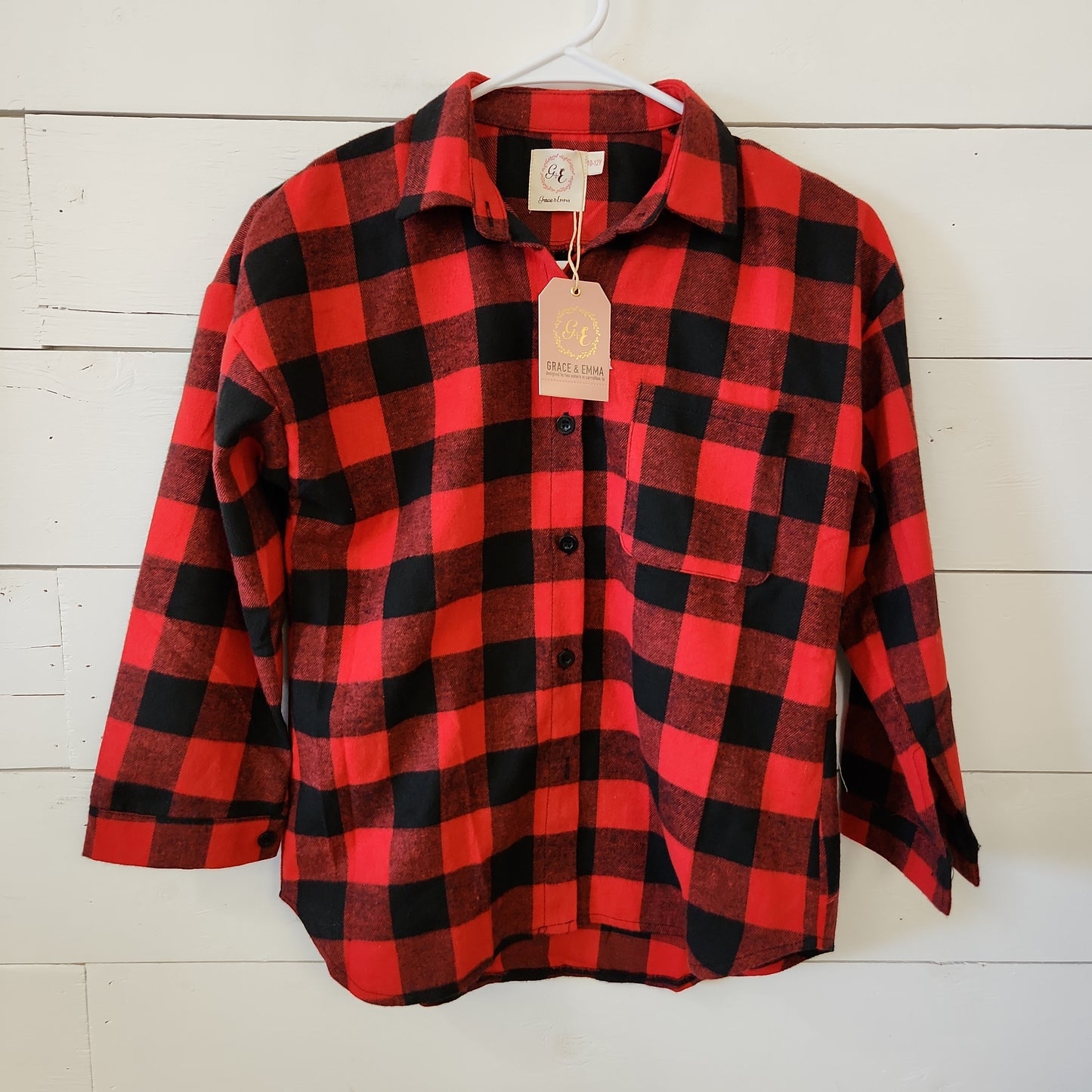 Size 10-12 | Grace + Emma Buttondown NWT