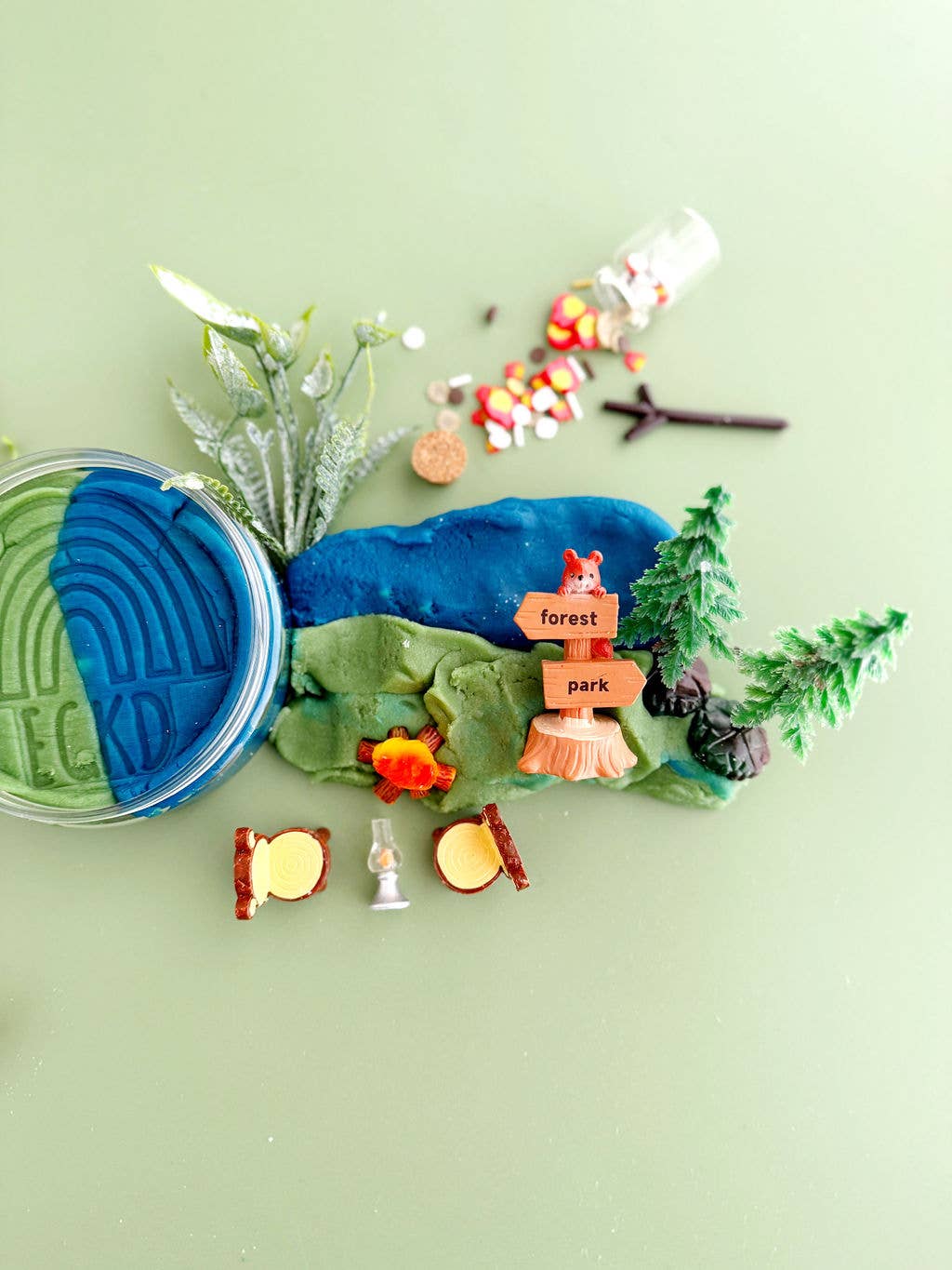KidDoughs by EGKD - Camping Play Kit