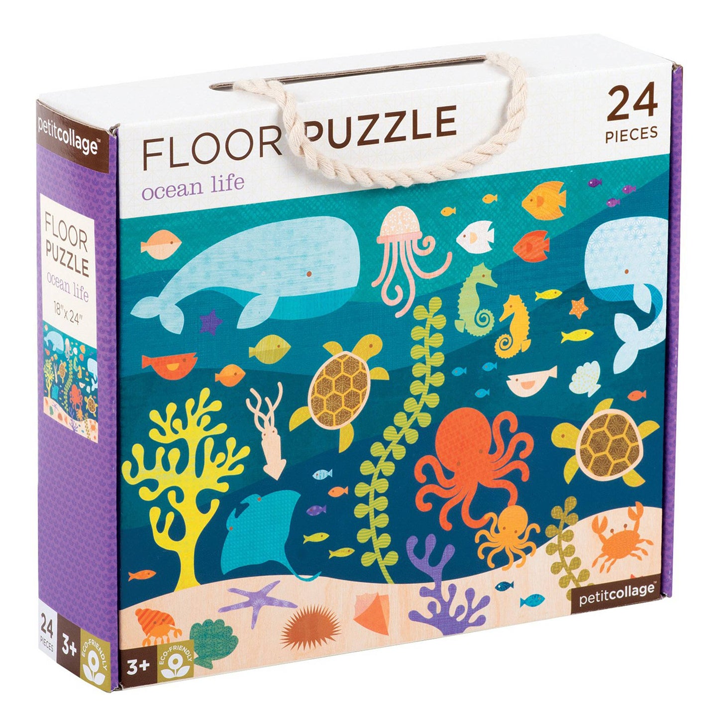 24-Piece Floor Puzzle | Ocean Life