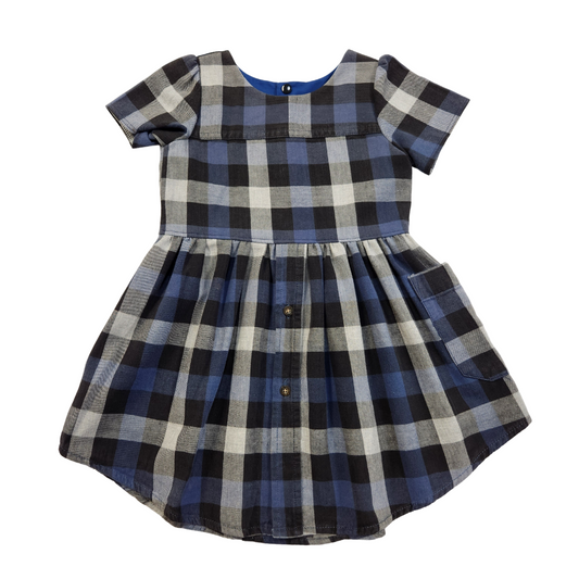 Size 4t | Short Sleeve Upcycled Dress by Briar&Boone