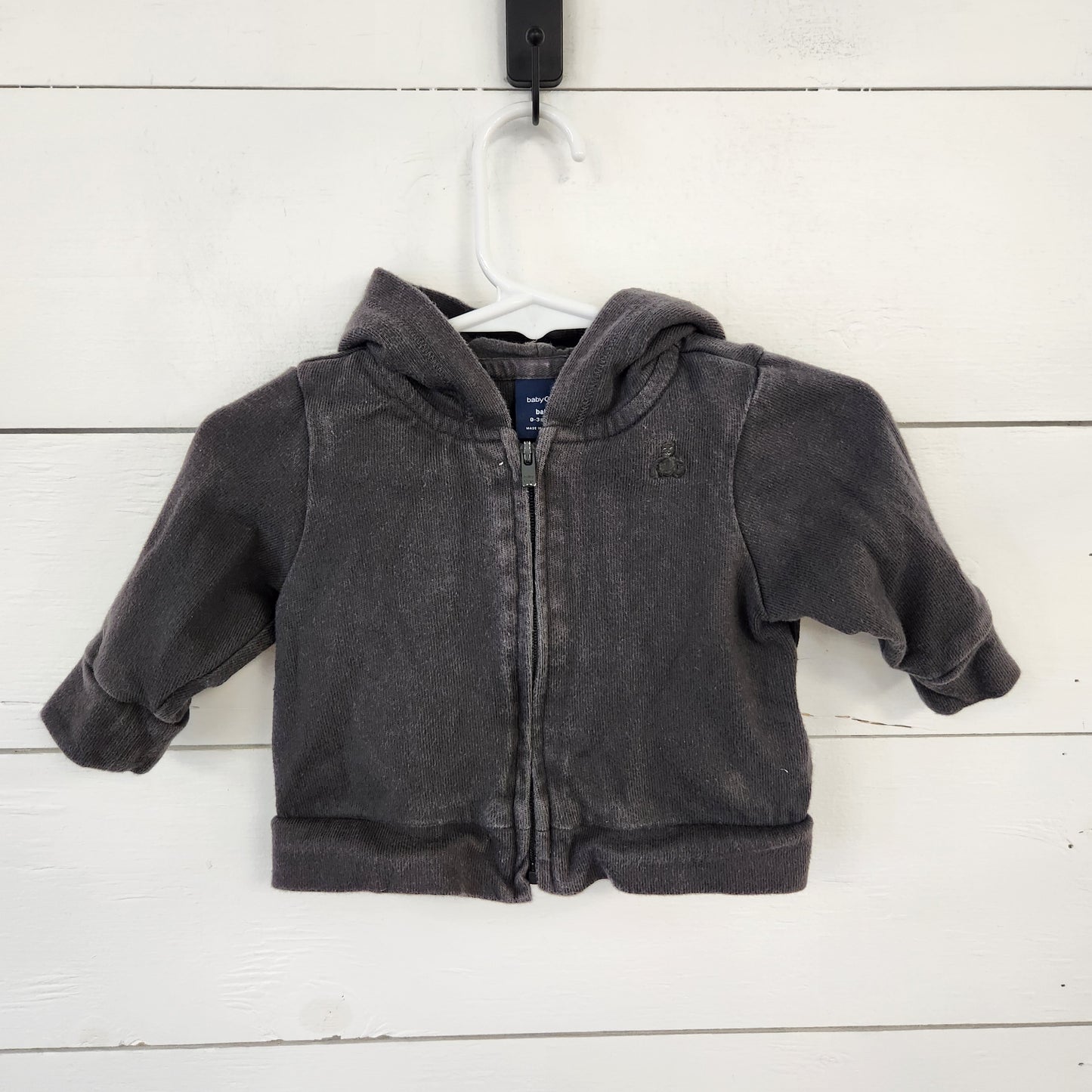 Size 0-3m | Baby Gap Zip Hoodie | Secondhand