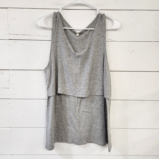 Size M| Pink Blush Nursing Tank