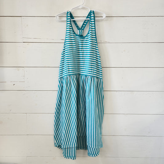 Size 10-12 | Joe Fresh Green Striped Dress