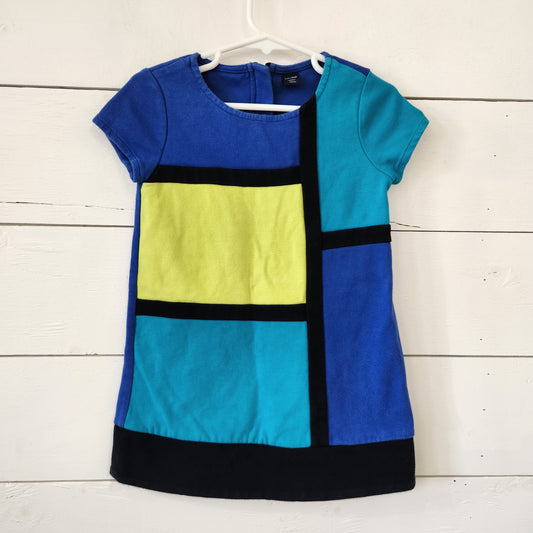 Size 3t | Baby Gap Blue Block Dress